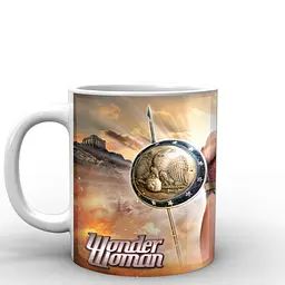 Кухоль GeekLand Чудо-Жінка Wonder Woman із щитом WW.02.014 330 мл білий - мініатюра 2