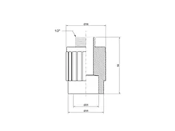 Муфта Thermo Alliance 1/2" d 25мм поліпропіленова 1/2"З для поліпроп. труб (DSB303) - мініатюра 2