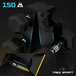 Стійка-піраміда для зберігання 5 пар гантелей Trex Sport TX-055DR - мініатюра 15