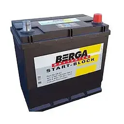 Автомобільний акумулятор BERGA Start Block 6СТ-45Ah АзЕ ASIA 300A (EN) 545106030 - мініатюра 2