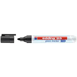 Маркер Edding Glass e-95, 1.5 – 3 мм, круглий, чорний (e-95/01)
