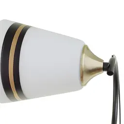 Люстра стельова Brille в спальню E27 60W BK (LK-702C/3) - мініатюра 6