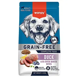 Сухий корм для собак Wanpy Grain Free Duck Ванпі беззерновий з качкою 1.5 кг