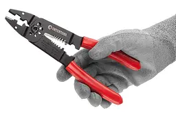 Кліщі для обтиску контактів Intertool 210 мм 0.5-6 мм² HT-7056 - мініатюра 5