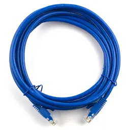 Патч-корд Ritar RJ-45, Cat.5e, CU, мідь, 1м синій (PCR-CU/1Be / 04270)