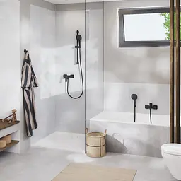 Душовий гарнітур Grohe Tempesta Cube 3 режими струменя 110 275882433, Чорний матовий - мініатюра 5