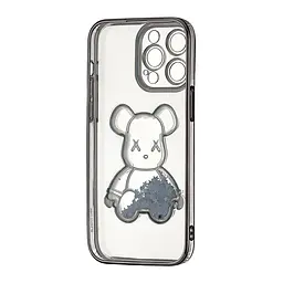 Чохол Shining Bear Case Protected Camera iPhone 14 Pro Max Black - мініатюра 3