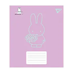 Зошит Yes Miffy Bunny А5 12 аркушів лінія (767618), в асортименті - мініатюра 5
