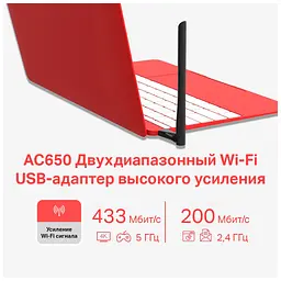 Мережева карта Wi-Fi Mercusys MU6H - мініатюра 5