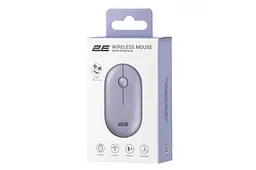 Бездротова мишка для ноутбука 2E MF300 Silent WL/BT Синій - мініатюра 6