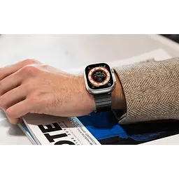 Ремінець DK Stainless Steel для Apple Watch 49/46/45/44/42mm Black [117289] - мініатюра 5