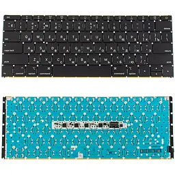 Клавіатура для ноутбука APPLE (MacBook Pro Retina: A1534 (2015)) rus, black, SMALL Enter - мініатюра 2