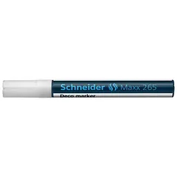 Маркер Schneider MAXX 265 крейдовий 2-3 мм, білий (S126549)