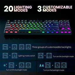 Набір Gaming Combo 2-in1 ONIKUMA G26 + CW905 (Keyboard ENG розкладка/Mouse) - мініатюра 10