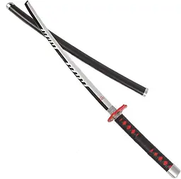 Катана Клинок, що розсікає демонів Танджиро Комада Demon Slayer Katana Tanjiro 104 см K DS T - мініатюра 2