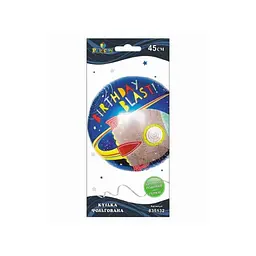 Кулька повітряна фольгована Birthday Blast 45 см Pelican 835132