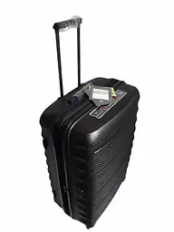 Валіза дорожня Гігант (XL) Поліпропілен Airtex 242 115л 76,5x52,5x33см Чорний (Black) - мініатюра 6