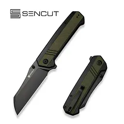 Ніж складаний Sencut Draxor S24035-2 зелений - чорне лезо - мініатюра 11
