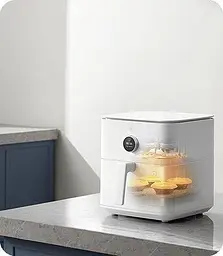 Мультипіч (аерофрітюрниця) Xiaomi Mi Smart Air Fryer 6.5L MAF10 White - мініатюра 4