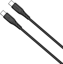 Кабель 1m Type-C/Type-C Colorway (textured PVC) (PD Fast Charging 60W) 3А чорний