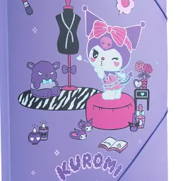 Папка на резинках Kite A4 Kuromi (HK25-247-1) - мініатюра 5