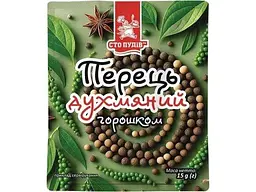 Перець духмяний СТО ПУДІВ 15 г горошком