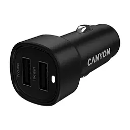 Зарядное устройство для Canyon 2xUSB 24W black (CNE-CCABR2AA) - миниатюра 3