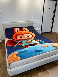 Плед 3D Лабубу №9 160×200 см м’який плюшевий подарунковий - мініатюра 2
