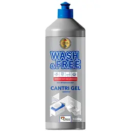 Рідина для чищення ванн Wash&Free Cantri Gel Universal 1 кг (4823128001546)