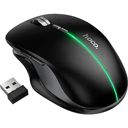Миша ігрова Hoco GM40 Dixon RGB Dual-Mode (Rechargeable version) BT and 2.4G чорна