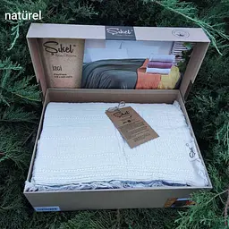 Муслінове покривало Izgi Naturel 210х240 см Sikel pbe0051314 - мініатюра 3