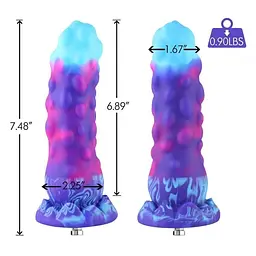 Фалоімітатор Hismith 7.48″ Silicone Dildo HSA138 Monster Series система KlicLok для секс-машин - мініатюра 2