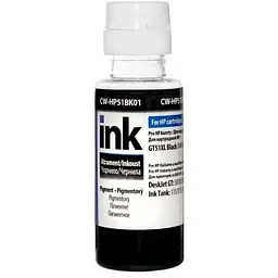Чорнило ColorWay HP Ink Tank 115/315/415 100мл Black Pigm. (CW-HP51BK01)