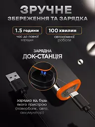 Тример для бороди носа і тіла 9 в 1 DALING PROFESSIONAL HAIR CLIPPER  универсальний тример для стрижки волосся, машинка для стрижки аккумуляторна, набір для стрижки, тример для гоління із захистом від вологи IPX6 - мініатюра 4