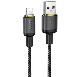 Кабель Hoco X128 Benefit charging data cable iP Black