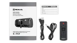 Акустика REAL-EL X-757 Black [82782] - мініатюра 10