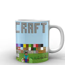 Кухоль GeekLand Minecraft Майнкрафт постер MС.02.030 330 мл білий - мініатюра 2