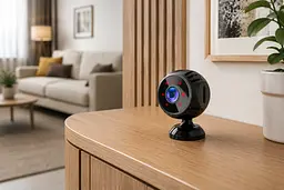 Бездротова мінікамера P7-W8 / IP камера відеоспостереження / Портативна Wi-Fi камера з підставкою - мініатюра 4