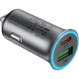 Автозаряджання 2xUSB 95W (USB-C + USB-A) B16 Acefast - мініатюра 4