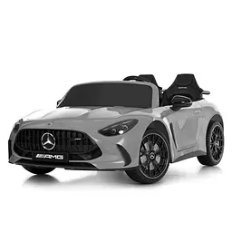 Детский электрический автомобиль Bambi Mercedes-Benz 24V двухместный до 50 кг Серый (DE-169-E-919)