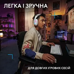 Навушники Logitech G522 Lightspeed Wireless Gaming Headset White (981-001550) - мініатюра 8