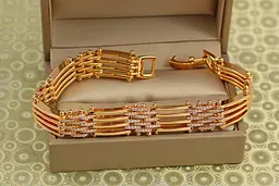 Браслет Xuping Jewelry Тин 19 см 13 мм золотистий