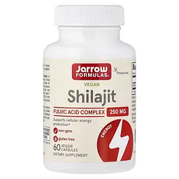 Інші екстракти Vegan Shilajit 250 mg 60 рослинних капсул Jarrow Formulas vit0005864