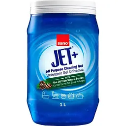 Універсальний гель для прибирання Sano Jet+ з сосновою олією 1 л