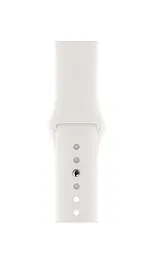 Силіконовий ремінець на смарт-годинник для Apple Watch 42,44,45,46,49 mm, Sport Band (3 Straps), white, зі зручною застібкою, для годинника епл вотч, спортивний, ArmorStandart (ARM49565)