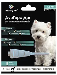 Капли против внешних паразитов для собак Healthy Pet Line №1 от 4 до 10 кг 209151