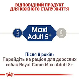 Сухий корм для собак великих порід старше 5 років Royal Canin Maxi Adult 5+, 15 кг (3008150) - мініатюра 7