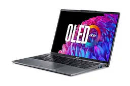 Ноутбук Acer Swift Go 14 SFG14-63 14' 2.8K OLED, AMD R7-8845HS, 32GB, F1TB, UMA, Lin, сірий (NX.KYLEU.005) - мініатюра 2