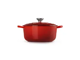 Каструля Le Creuset Signature Cast Iron Round Casserole 20 см Cerise (21177200602430) - мініатюра 4