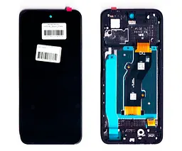 Дисплей Infinix Hot 50i (X6531B) чорний + рамка